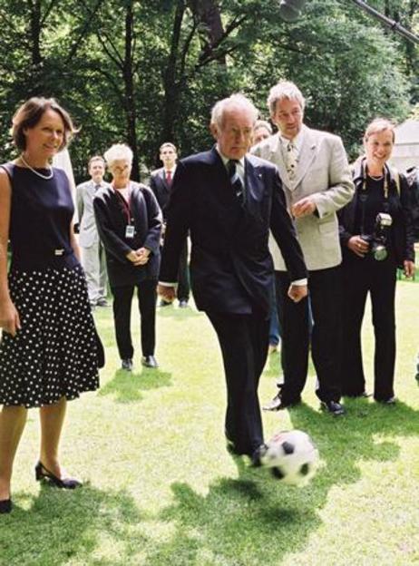 Bundespräsident Rau: Sommerfest 2003