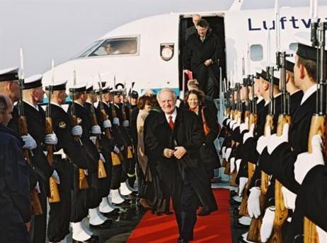 Bundespräsident Rau in Danzig 2003