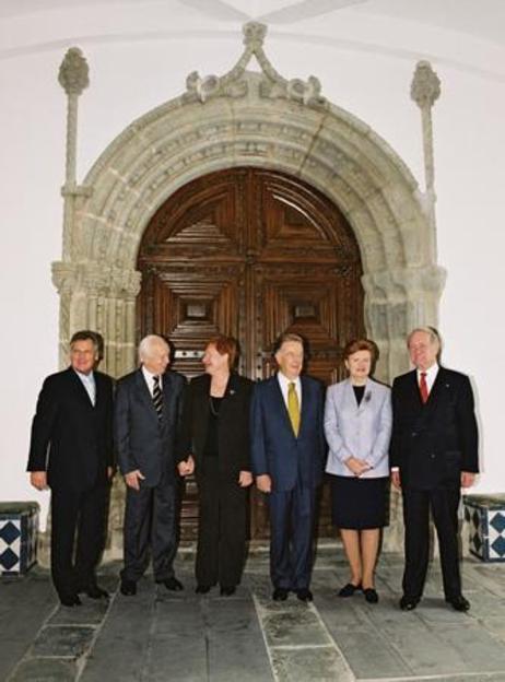 Bundespräsident Rau in Portugal 2003