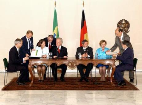 Bundespräsident Rau in Brasilien 2003 / Lateinamerikareise