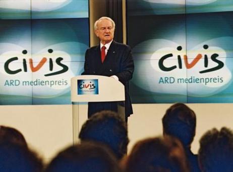 Bundespräsident Rau verleiht ARD-Medienpreis CIVIS