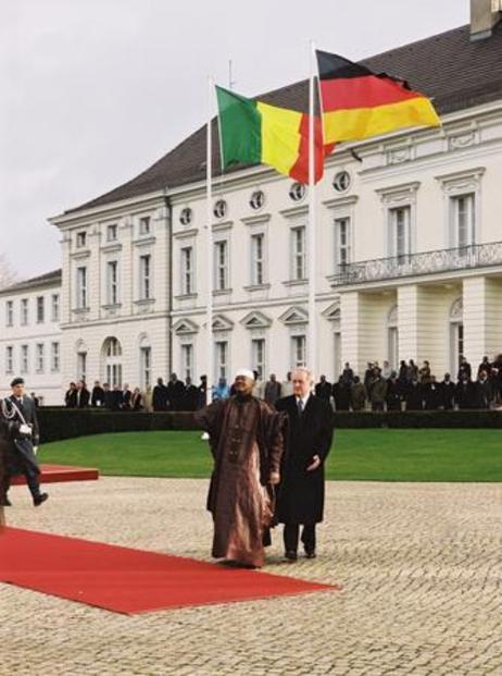 Präsident der Republik Mali, Touré, in Berlin 2003