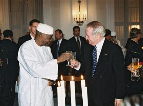 Präsident der Republik Mali, Touré, in Berlin 2003