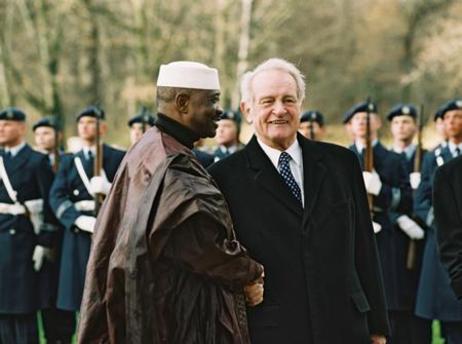 Präsident der Republik Mali, Touré, in Berlin 2003