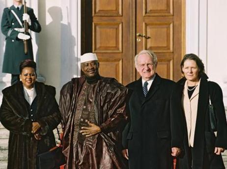 Präsident der Republik Mali, Touré, in Berlin 2003