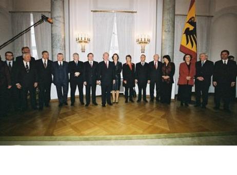 Bundespräsident Rau: Neujahrsempfang 2004