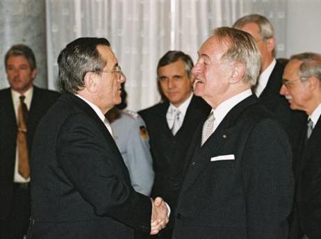 Neujahrsempfang für das Diplomatische Korps 2004