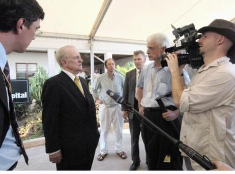 Bundespräsident Rau gibt Interview