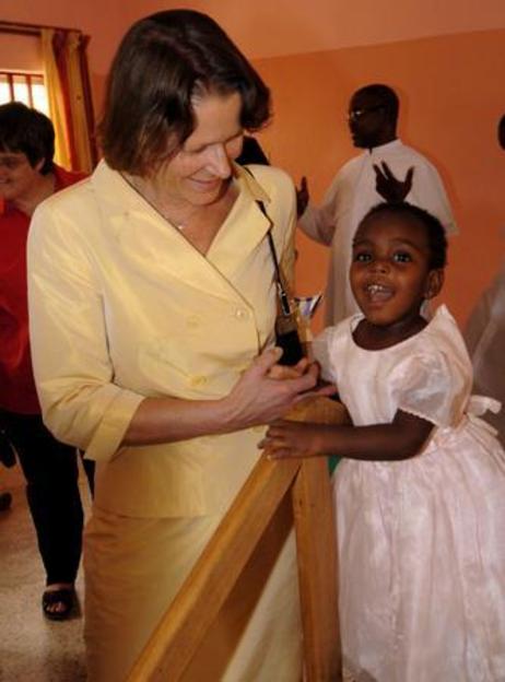 Christina Rau in Nigeria 2004