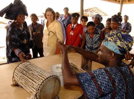 Christina Rau in Nigeria 2004