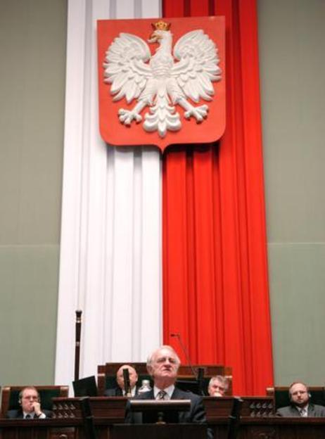 Bundespräsident Rau in Polen 2004