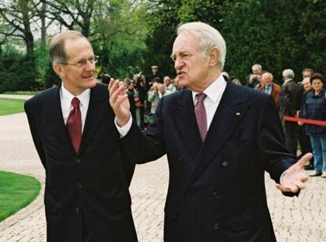 Schweizer Bundespräsident Deiss in Berlin 2004