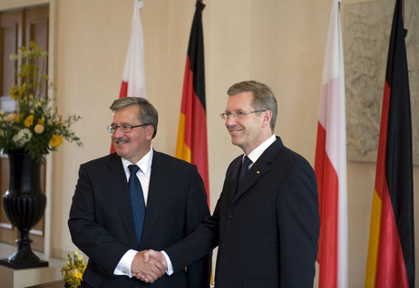 Antrittsbesuch des polnischen Präsidenten Bronislaw Komorowski in Schloss Bellevue 