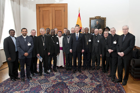 Bundespräsident empfängt Teilnehmer des Deutsch-Afrikanischen Bischofstreffens