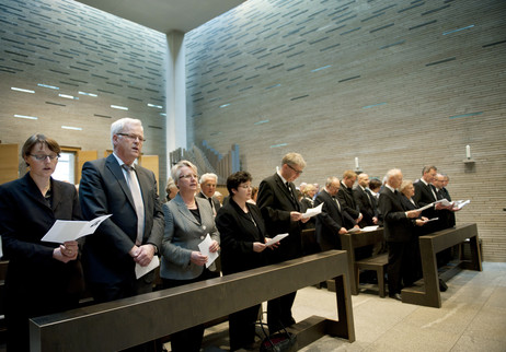 Bundespräsident Christian Wulff beim Requiem für Minister a.D. Werner Remmers