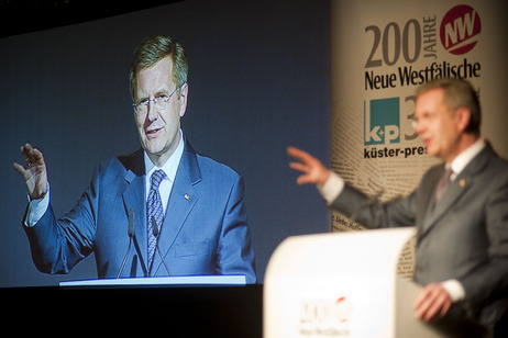 Bundespräsident Christian Wulff in Bielefeld