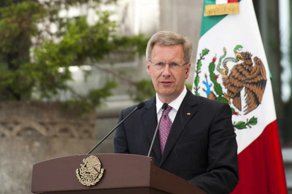 Bundespräsident Christian Wulff in Mexiko