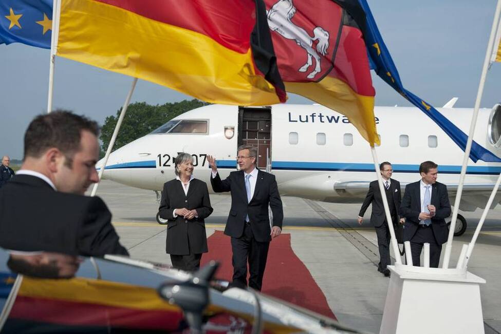 Antrittsbesuch in Niedersachsen - Bundespräsident Christian Wulff beim Antrittsbesuch in Niedersachsen