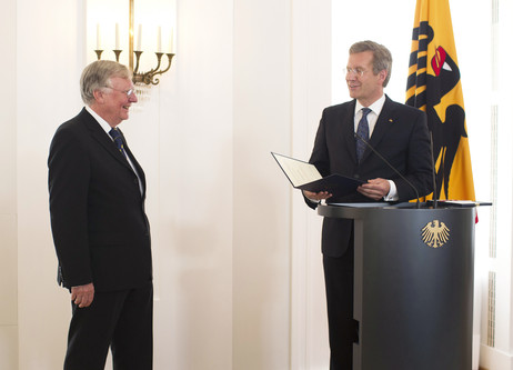 Bundespräsident Christian Wulff bei der Ordensverleihung