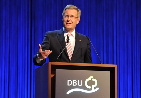  Bundespräsident Christian Wulff bei seiner Ansprache