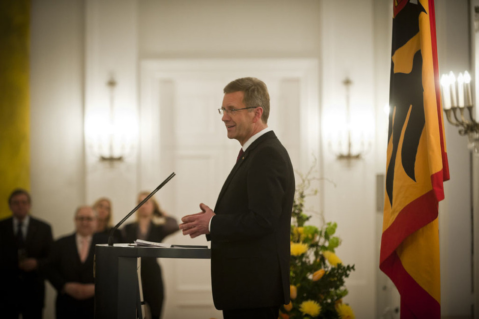 Empfang anlässlich des Großen Zapfenstreichs zu Ehren von Bundespräsident a. D. Christian Wulff 