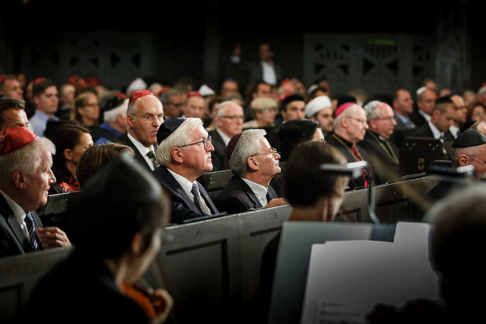 Bundespräsident Frank-Walter Steinmeier nimmt am Festakt zum 100-jährigen Jubiläum der Augsburger Synagoge teil