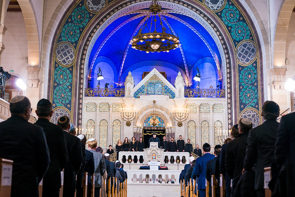 Gedenkveranstaltung des Zentralrats der Juden in Deutschland zum 80. Jahrestag der Reichspogromnacht in der Synagoge Rykestraße