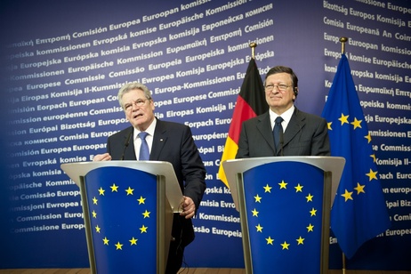 Bundespräsident Joachim Gauck trifft den Präsidenten der Europäischen Kommission José Manuel Barroso