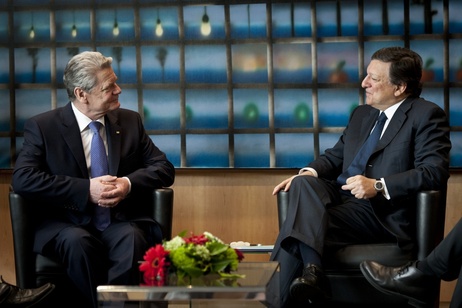 Bundespräsident Joachim Gauck trifft den Präsidenten der Europäischen Kommission José Manuel Barroso