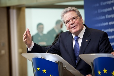Bundespräsident Joachim Gauck trifft den Präsidenten der Europäischen Kommission José Manuel Barroso (Archivbild)