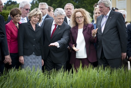 Rundgang bei der Eröffnung der "documenta 13"