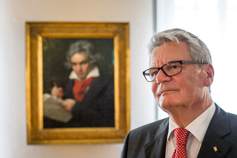 Bundespräsident Joachim Gauck im Beethoven-Haus