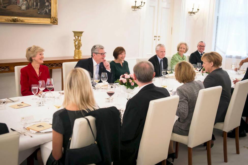 Mittagessen zu Ehren von Friede Springer aus Anlass ihres Geburtstags