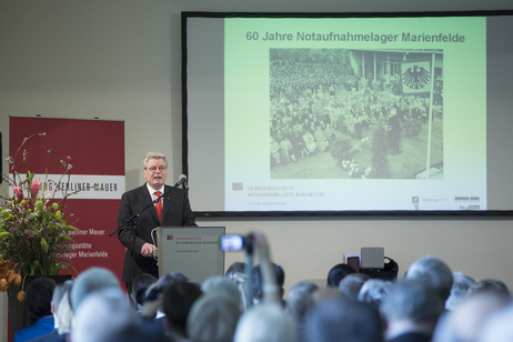 Bundespräsident Joachim Gauck bei seiner Rede