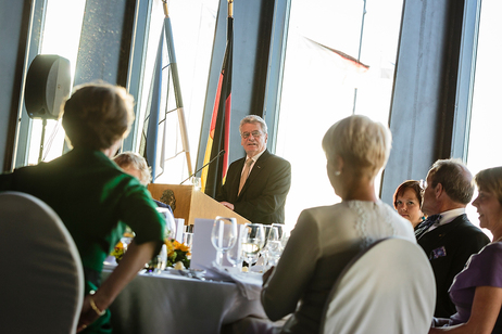 Bundespräsident Joachim Gauck beim Staatsbankett des Präsidenten der Republik Estland in Tallinn