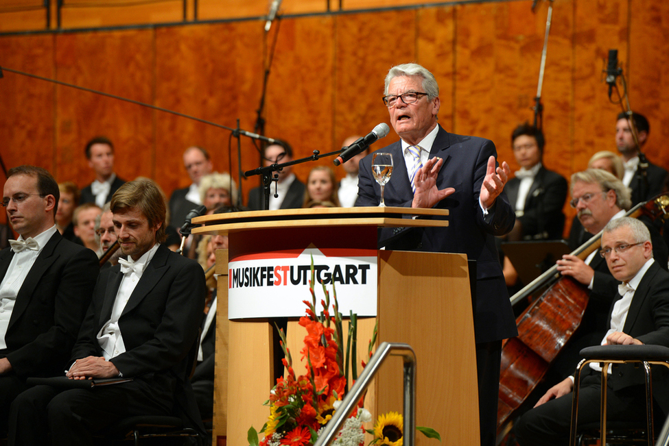 Ansprache des Bundespräsidenten beim Festkonzert der Internationalen Bachakademie Stuttgart