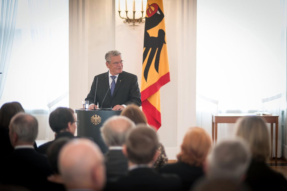 Bundespräsidenten Joachim Gauck bei seiner Ansprache zum 'Musikfest Berlin 2013' im Großen Saal