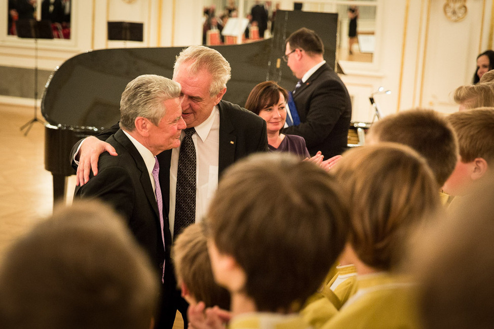 Konzert beim Staatsbankett, gegeben vom tschechischen Präsidenten Miloš Zeman