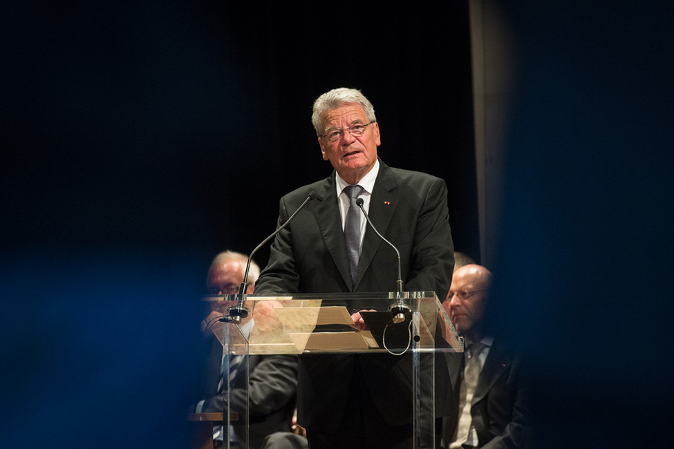 Bundespräsident Joachim Gauck hält eine Rede (Archivbild)