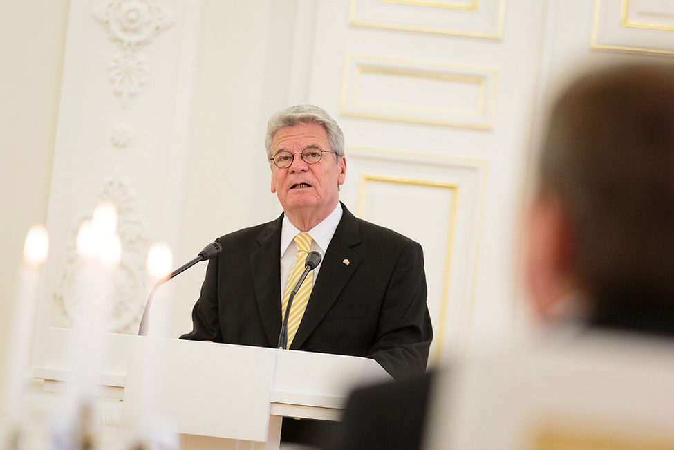 Bundespräsident Joachim Gauck bei einer Ansprache (Archivbild)