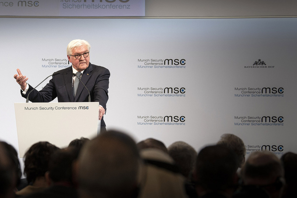 Federal President Frank-Walter Steinmeier held a speech at the opening of the Munich Security Conference