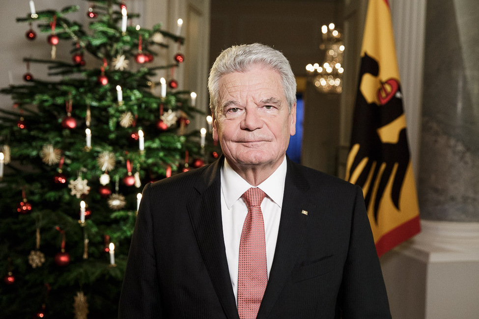 Christmas message 2016 by Federal President Joachim Gauck