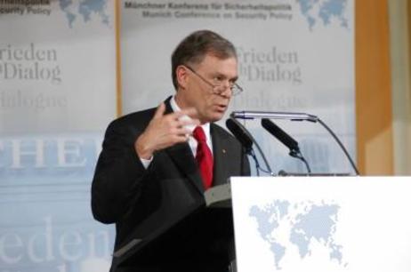 Bundespräsident Köhler spricht auf der Sicherheitskonferenz