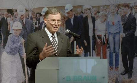 Bundespräsident Köhler am Rednerpult