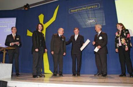Bundespräsident Köhler bei der Verleihung des ersten Preises