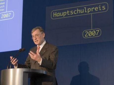 Bundespräsident Horst Köhler am Rednerpult