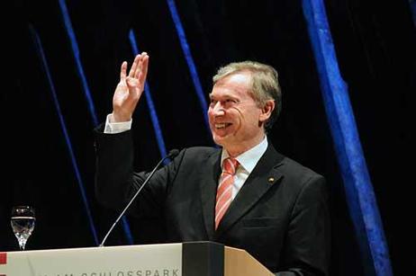 Bundespräsident Horst Kühler am Rednerpult