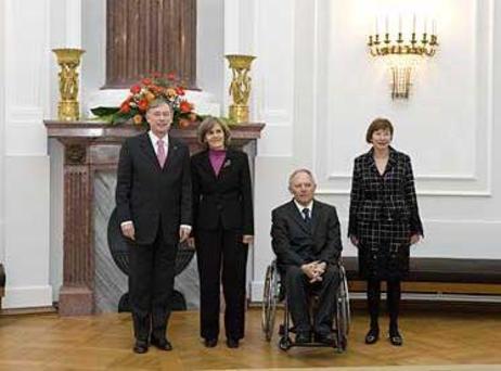 Gruppenbild - Ehepaare Köhler und Schäuble