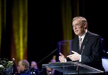 Bundespräsident Horst Köhler am Rednerpult