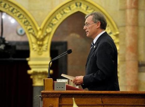 Bundespräsident Horst Köhler am Rednerpult